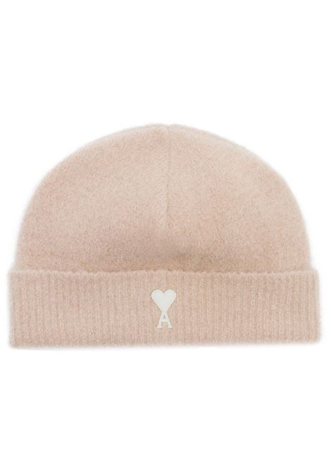 Berretto Ami de Coeur in rosa Ami paris - unisex AMI PARIS | UHA105KN0032685